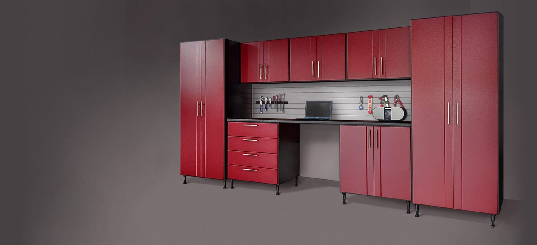 Garage Cabinet System assembled by First Choice Assembly